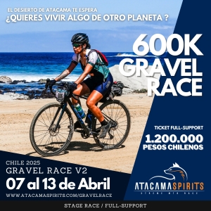 Ticket Gravel Race 2025 (Pesos chilenos) (FULLSUPPORT)