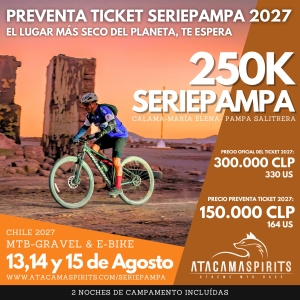 Ticket Seriepampa 2027